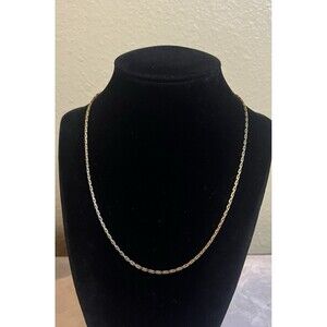 Vintage Sarah Coventry Signed Gold Tone Adjustable Chain Necklace 21"